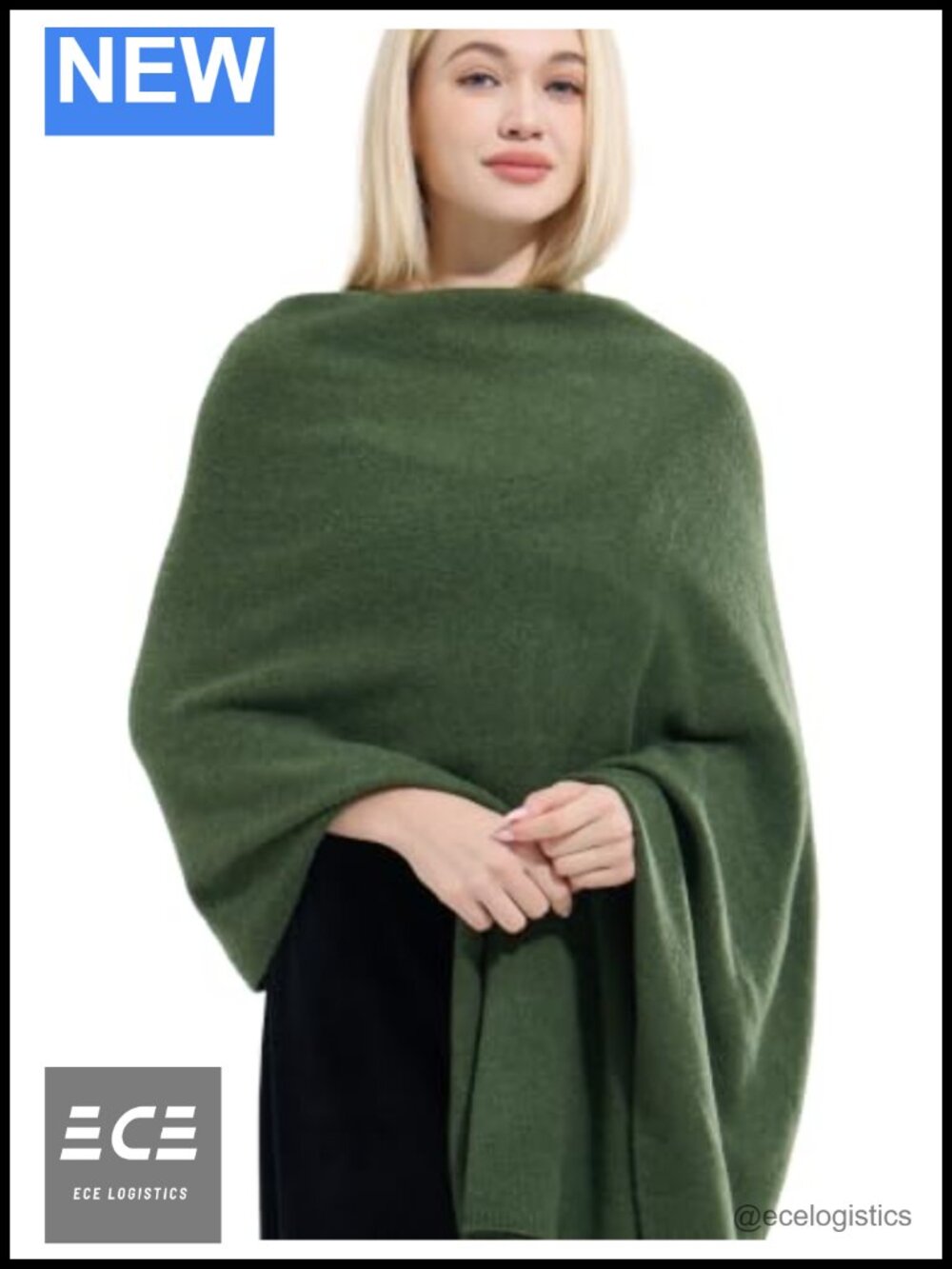 100% Cashmere Shawl Wrap 87x28 Lightweight Pashmina Scarf Women Travel